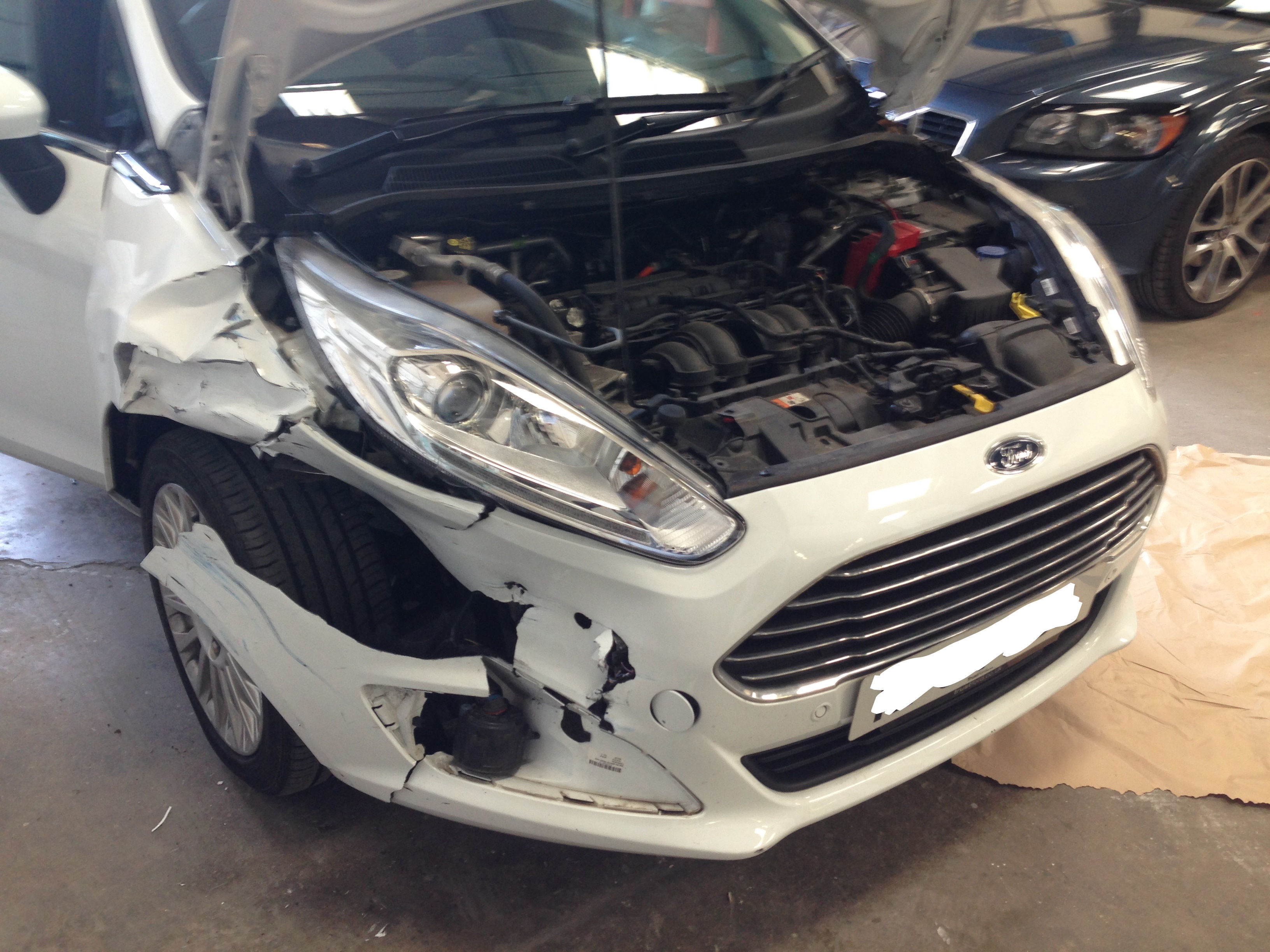 Ford Fiesta Damaged